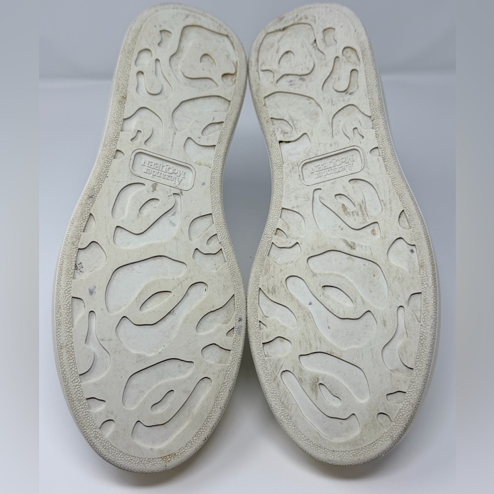 Alexander McQueen Cream Men's Sneakers - Picture 13 of 14